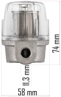 FILTR PALIWA DO NAGRZEWNICY OLEJOWEJ USZCZELKA TŁOK PALIWOWY WKŁAD 65kW PM-NAG-65MK-FIP - 7