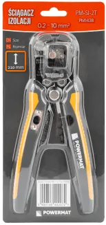 ŚCIĄGACZ IZOLACJI AUTOMATYCZNY 0,05-10 MM2 INSTALACYJNY SZCZYPCE 210MM PM-SI-2T - 2