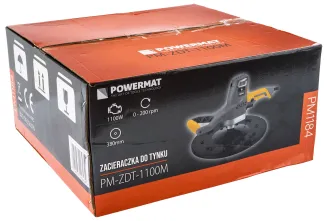 ZACIERACZKA DO TYNKÓW GŁADZI STYROPIANU 380MM SZLIFIERKA 1100 W + REGULACJA PM-ZDT-1100M - 19