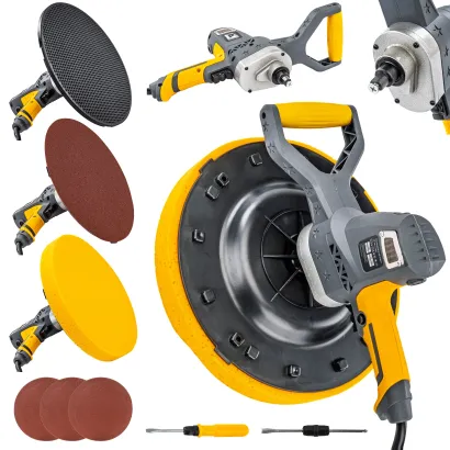 ZACIERACZKA DO TYNKÓW GŁADZI STYROPIANU 380MM SZLIFIERKA 1100 W + REGULACJA PM-ZDT-1100M