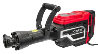 MŁOT WYBURZENIOWY UDAROWY DO KUCIA BETONU MOCNY 3300W HEX 70J WALIZKA DŁUTA RTMWB0052 - 4