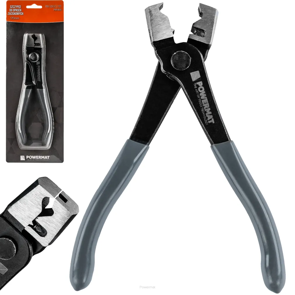 SZCZYPCE DO OPASEK ZACISKOWYCH 170mm TYPU CLIC I CLIC-R PM-SDOZ-170T