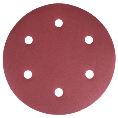 Papier ścierny do szlifierki 225mm rzep (6 otworów - 135mm)