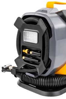 KOMPRESOR SAMOCHODOWY 12 V 230 V POMPKA 10 BAR DO OPON AUTA ROWERU MATERACY PM-KB-150T - 8