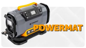 KOMPRESOR SAMOCHODOWY 12 V 230 V POMPKA 10 BAR DO OPON AUTA ROWERU MATERACY PM-KB-150T - 16