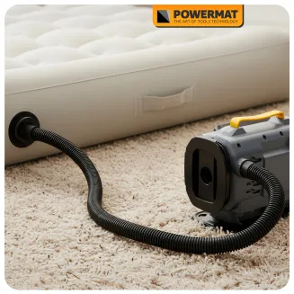 KOMPRESOR SAMOCHODOWY 12 V 230 V POMPKA 10 BAR DO OPON AUTA ROWERU MATERACY PM-KB-150T - 19