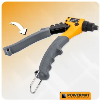 NITOWNICA RĘCZNA KRÓTKA BOCZNA DO NITÓW ZRYWALNYCH 200mm / 2,4-4,8mm PM-NIR-200T - 9