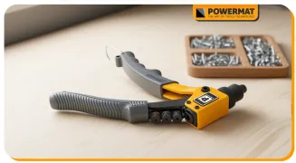 NITOWNICA RĘCZNA KRÓTKA BOCZNA DO NITÓW ZRYWALNYCH 200mm / 2,4-4,8mm PM-NIR-200T - 3