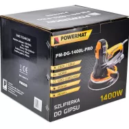 Szlifierka do gipsu PM-DG-1400L-PRO 1400W + LED + WOREK