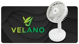 WENTYLATOR BIURKOWY akumulatorowy 1200mAh VELWEBS0012 - 7