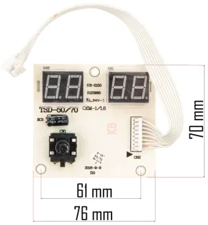 PŁYTKA ELEKTRONIKI DO NAGRZEWNICY UNIWERSALNA STERUJĄCA STEROWANIE PCB 30kW PM-NAG-30SKN-PCB - 8