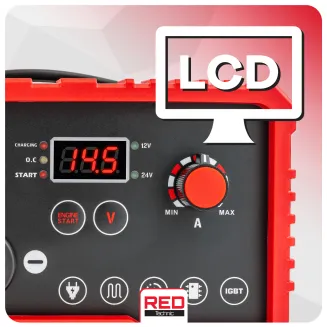 PROSTOWNIK INWERTOROWY Z ROZRUCHEM 180A 12/24V ŁADOWARKA 30A RTPI0167 - 9