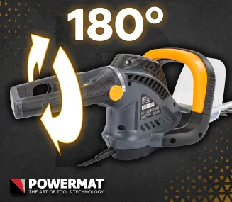 ELEKTRYCZNE NOŻYCE DO ŻYWOPŁOTU GAŁĘZI KRZEWÓW 1800W 610MM SEKATOR PM-NE-1800M - 3