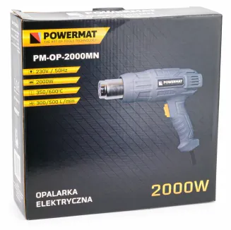 OPALARKA ELEKTRYCZNA 2 BIEGI 4 DYSZE 600C 2000W PM-OP-2000MN - 9