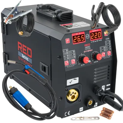 Spawarka Migomat MIG-MAG FLUX / MMA / LIFT-TIG 220A 230V Synergy IGBT RTMSTF0086