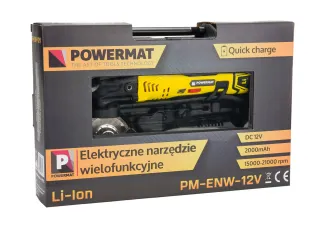 Akumulatorowe narzędzie wielofunkcyjne / renowator / szlifierka PM-ENW-12V - 2