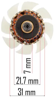 WIRNIK DO FREZARKI PM-FGW-2000T-WI - 8