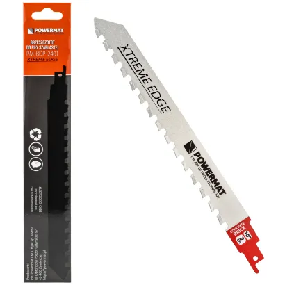 BRZESZCZOT DO PIŁY SZABLASTEJ LISICY GAZOBETON PUSTAK BLOCZEK 240*22 MM 15T PM-BDP-240T