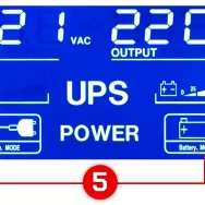 ZASILACZ AWARYJNY UPS LCD 800VA 480W 9AH PM-UPS-800M