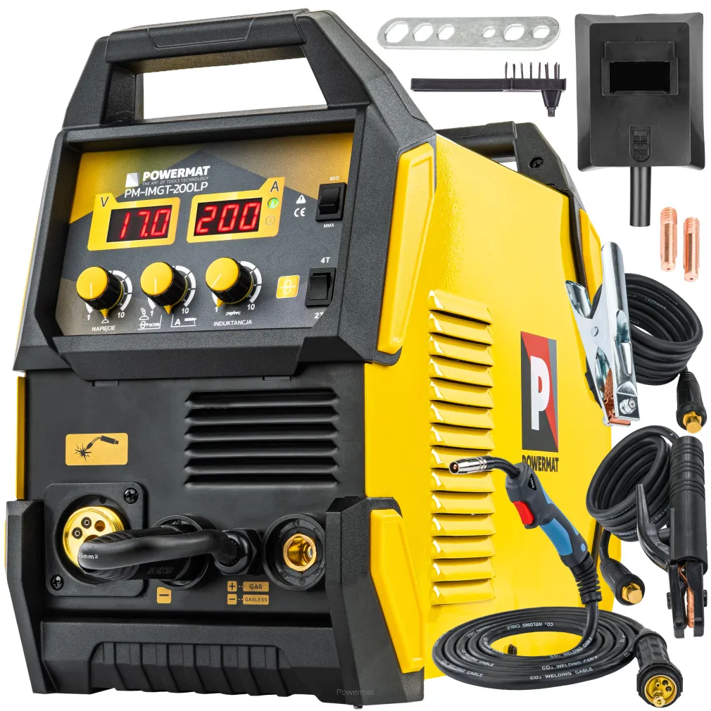 MIGOMAT SPAWARKA INWERTEROWA MIG MAG MMA TIG LIFT FLUX PM-IMGT-200LP