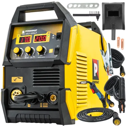 MIGOMAT SPAWARKA INWERTEROWA MIG MAG MMA TIG LIFT FLUX PM-IMGT-200LP
