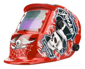 SAMOŚCIEMNIAJĄCA MASKA PRZYŁBICA SPAWALNICZA FILTR AUTOMATYCZNA RED TECHNIC RTAPS0061 - 3