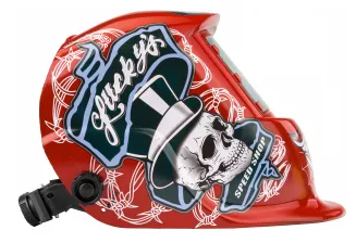 SAMOŚCIEMNIAJĄCA MASKA PRZYŁBICA SPAWALNICZA FILTR AUTOMATYCZNA RED TECHNIC RTAPS0061