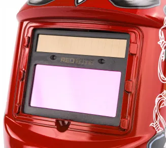 SAMOŚCIEMNIAJĄCA MASKA PRZYŁBICA SPAWALNICZA FILTR AUTOMATYCZNA RED TECHNIC RTAPS0061 - 8