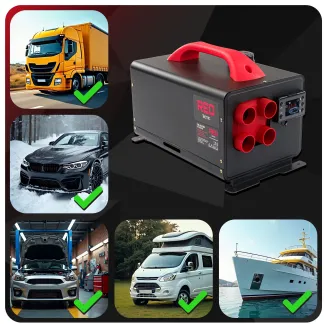 NAGRZEWNICA OLEJOWA spalinowa ogrzewanie postojowe 8KW 12V/24V DC + 230V AC RTAGO0128 - 10