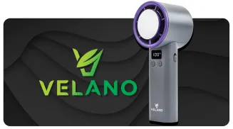 WENTYLATOR RĘCZNY akumulatorowy 4000mAh VELWEBR0006 - 9