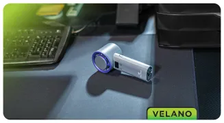 WENTYLATOR RĘCZNY akumulatorowy 4000mAh VELWEBR0006 - 14