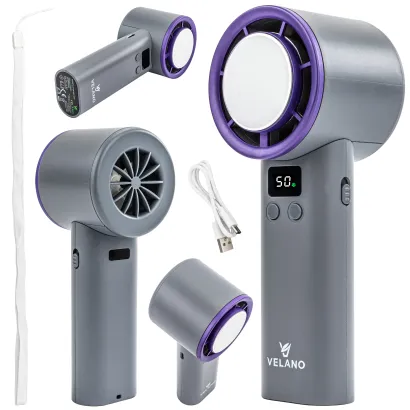 WENTYLATOR RĘCZNY akumulatorowy 4000mAh VELWEBR0006