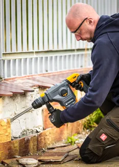 MŁOT UDAROWY MŁOTOWIERTARKA UDAR SDS+ 2600W 5,5J WALIZKA 3X WIERTŁO DŁUTA PM-MU-2600T - 10