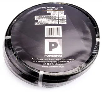 Wąż pneumatyczny  10 x 17 mm / 15m 20bar PM-WP-15T - 3