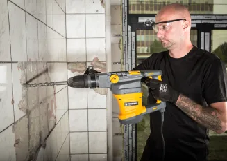 MŁOT UDAROWY OBROTOWY SDS MAX 2800W 18J WALIZKA ZESTAW REGULACJA OBROTÓW  PM-MU-2800TN - 3