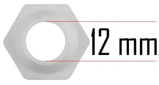 DYSZA DO AGREGATU TYNKARSKIEGO FILTERMEDIA 12mm PM-AGT-3000M-DNT12 - 6