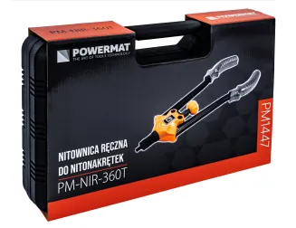 NITOWNICA RĘCZNA NOŻYCOWA DO NITONAKRĘTEK M3-M12 360MM PM-NIR-360T - 12