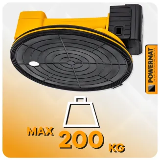 PRZYSSAWKA PRÓŻNIOWA DO PŁYTEK GLAZURY UCHWYT AKUMULATOR LCD 200 KG 200 MM PM-APPS-200M - 8