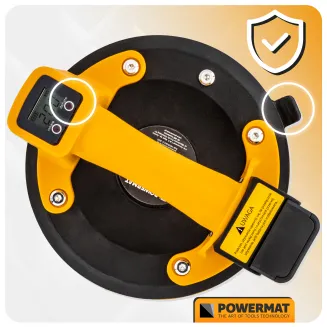 PRZYSSAWKA PRÓŻNIOWA DO PŁYTEK GLAZURY UCHWYT AKUMULATOR LCD 200 KG 200 MM PM-APPS-200M - 15