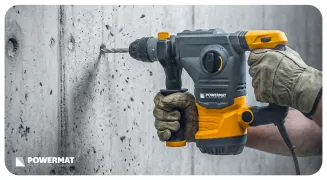 ZESTAW WIERTEŁ I DŁUT SDS PLUS WYTRZYMAŁE 10 SZT DO WIERCENIA KUCIA BETONU PM-ZWD-10T - 2