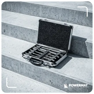 ZESTAW WIERTEŁ I DŁUT SDS PLUS WYTRZYMAŁE 10 SZT DO WIERCENIA KUCIA BETONU PM-ZWD-10T - 3