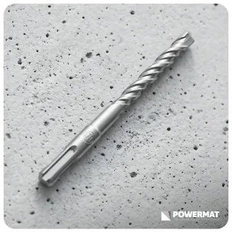 ZESTAW WIERTEŁ I DŁUT SDS PLUS WYTRZYMAŁE 10 SZT DO WIERCENIA KUCIA BETONU PM-ZWD-10T - 23