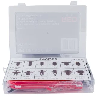 SPINKI KOŁKI KLIPSY SAMOCHODOWE DO TAPICERKI AUTA 245 EL - ŚCIĄGACZE WYJMAK RTKST0098