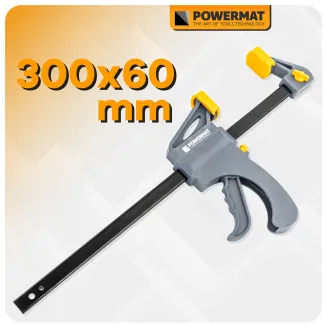 ŚCISK STOLARSKI ZACISK DŹWIGNIOWY 300x60 MM SZYBKOZACISKOWY AUTOMATYCZNY PM-SSD-12T - 8