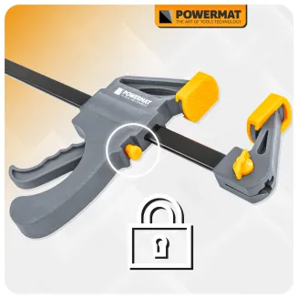 ŚCISK STOLARSKI ZACISK DŹWIGNIOWY 300x60 MM SZYBKOZACISKOWY AUTOMATYCZNY PM-SSD-12T - 9