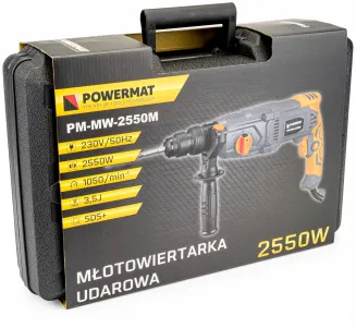 Młotowiertarka udarowa (wiertarka SDS+) 3,5J 2550W PM-MW-2550M - 15