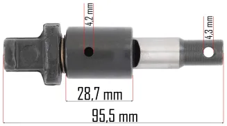 BLOKADA WRZECIONA DO MŁOTA PM-MWB-3200-BW - 11