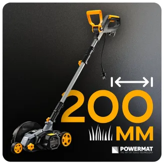 KRAWĘDZIARKA ELEKTRYCZNA 1500 W 200 MM DO USUWANIA CHWASTÓW MCHU Z KOSTKI PM-EKT-1500T - 3