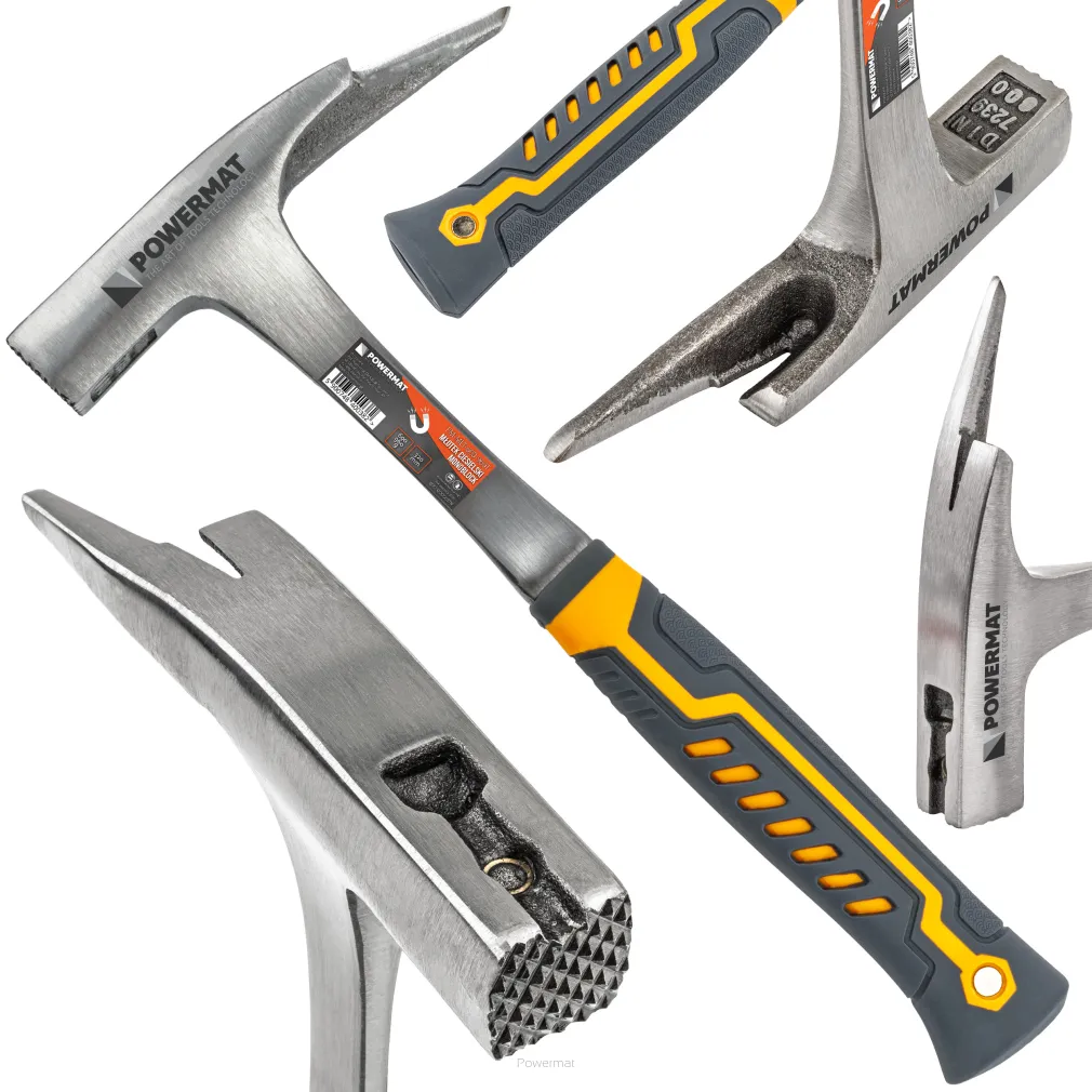 MŁOTEK CIESIELSKI DEKARSKI DO GWOŹDZI STOLARSKI STAL MONOBLOK MAGNES 960G  PM-MLT-600-960T