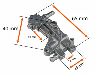 POMPKA OLEJU ŚLIMAK DO PIŁY SPALINOWEJ PILARKI RED TECHNIC RTPSP035-PN - 3